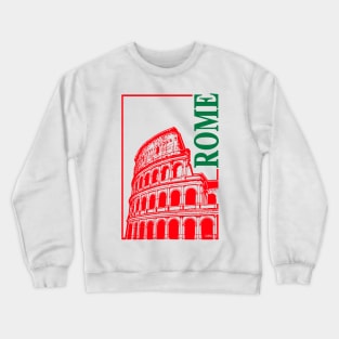 Rome, Italy Colosseum Crewneck Sweatshirt